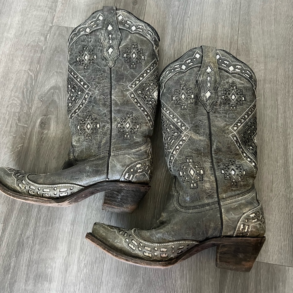 Women’s Corral Grey Cowgirl Boots